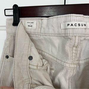 Pacsun white corduroy pants